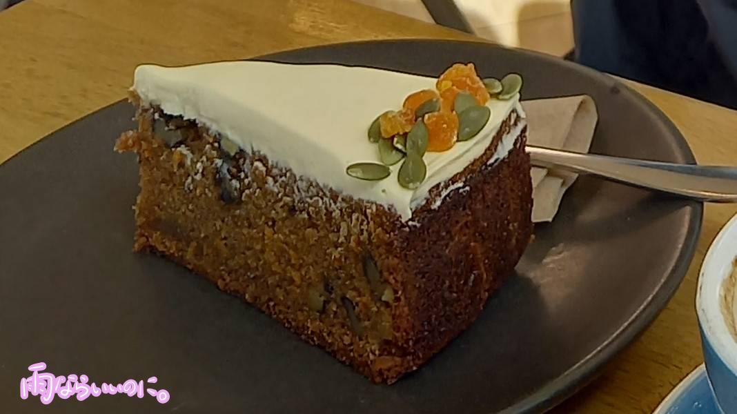 コロンバスコーヒーのキャロットケーキ(MiU撮影)
