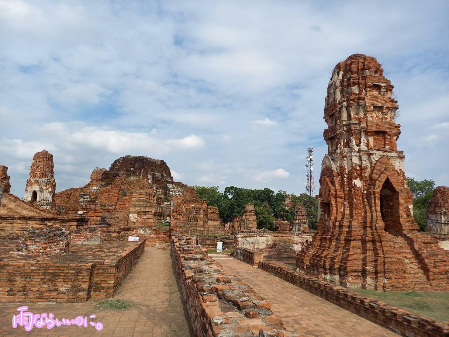 アユタヤ遺跡(MiU撮影)